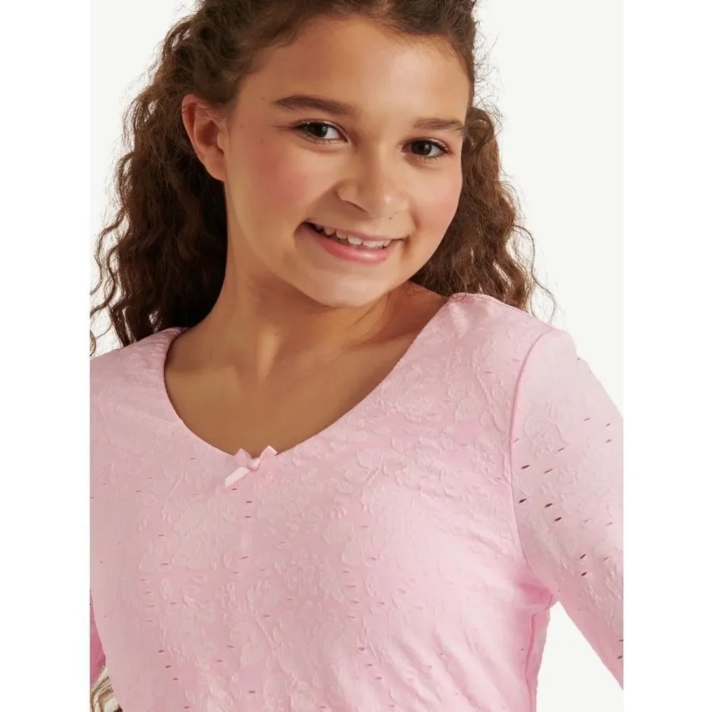 Justice Girl's Skater Pink Dress Size M